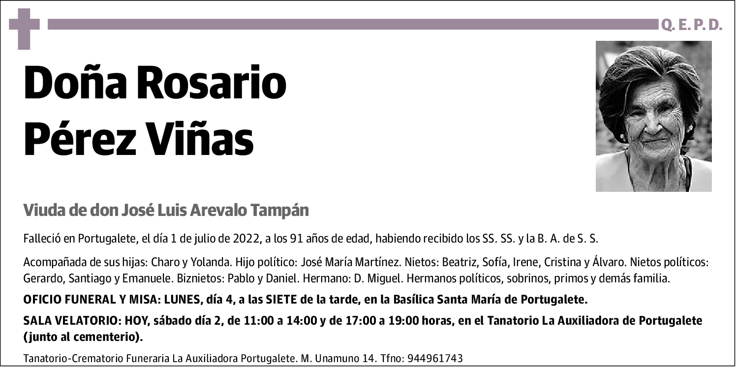 Rosario Pérez Viñas