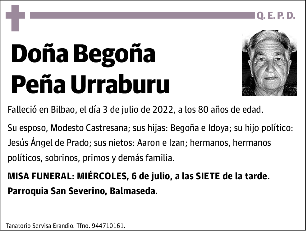 Begoña Peña Urraburu