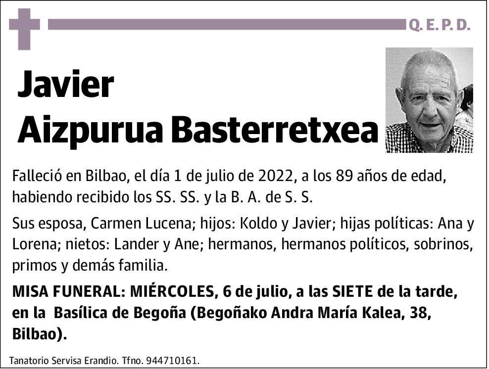 Javier Aizpurua Basterretxea