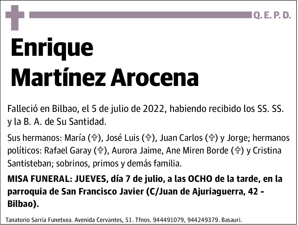 Enrique Martínez Arocena