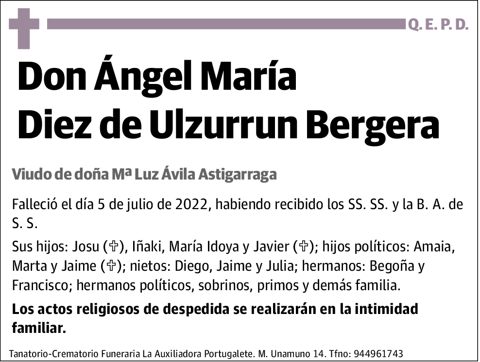 Ángel María Diez de Ulzurrun Bergera