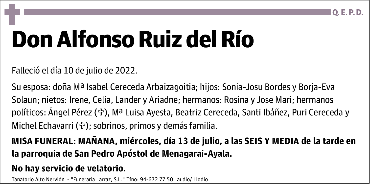 Alfonso Ruiz del Río