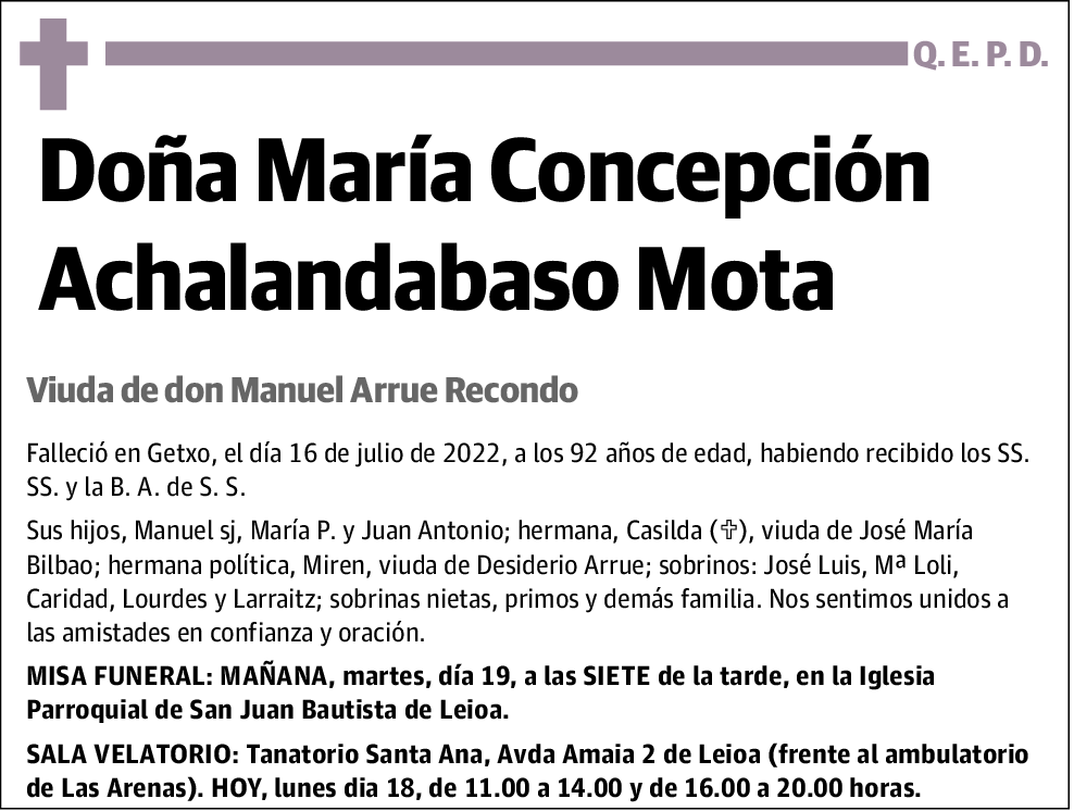 María Concepción Achalandabaso Mota