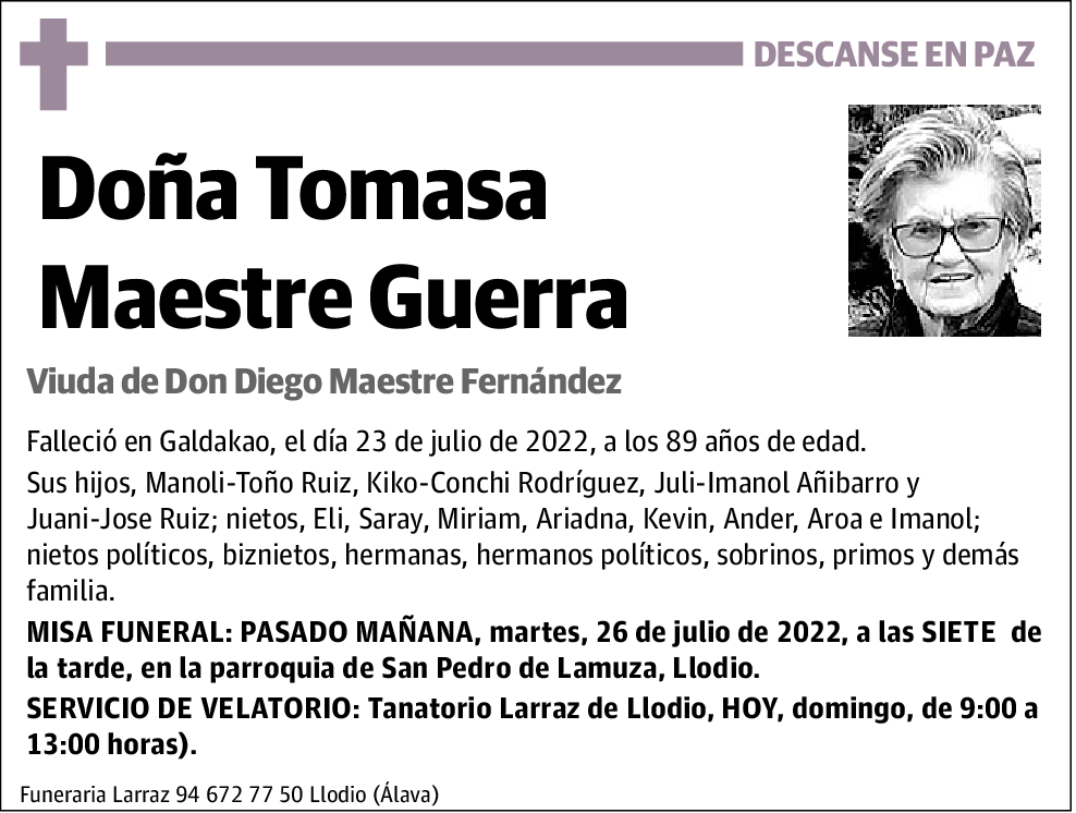 Tomasa Maestre Guerra