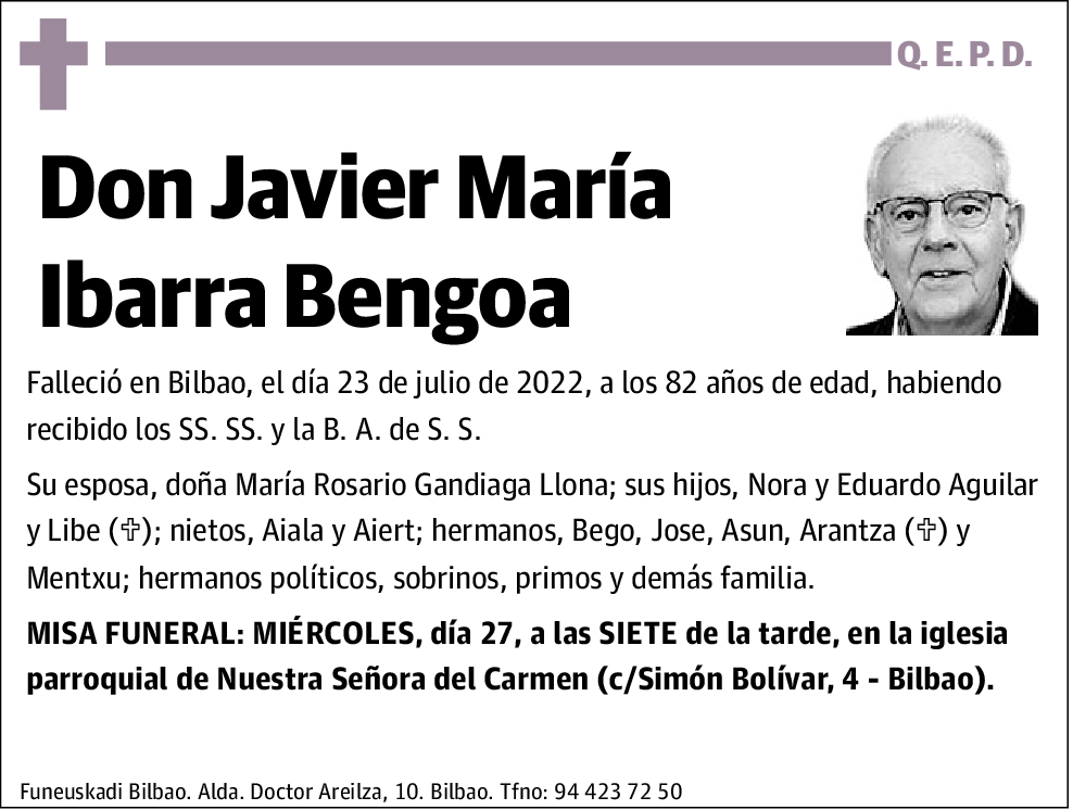 Javier María Ibarra Bengoa