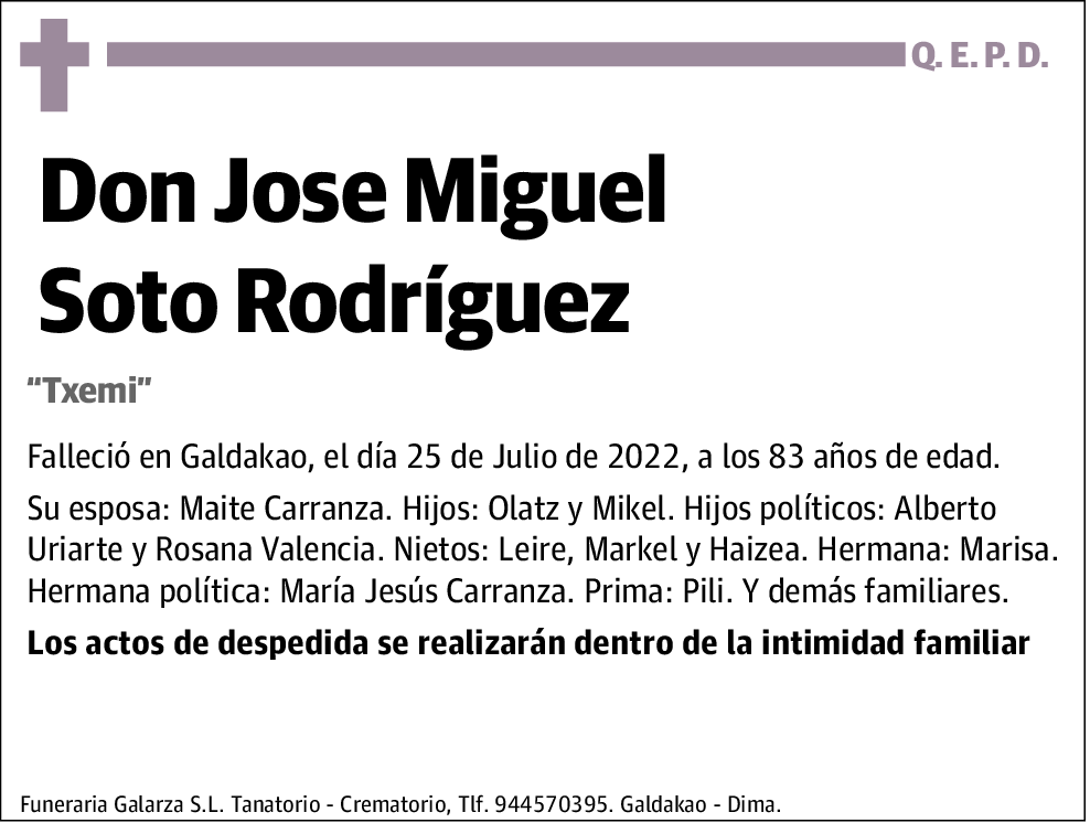 Jose Miguel Soto Rodríiguez