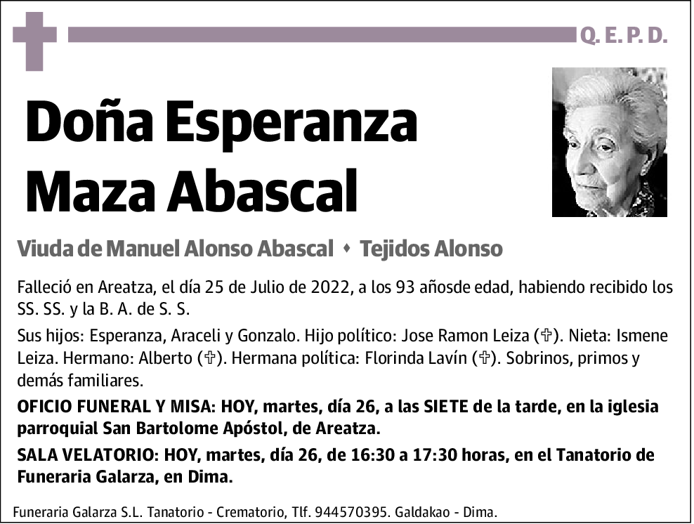 Esperanza Maza Abascal