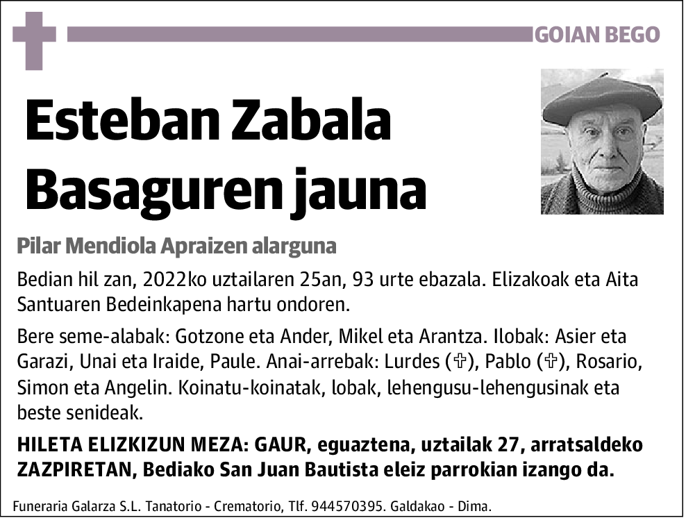 Esteban Zabala Basaguren