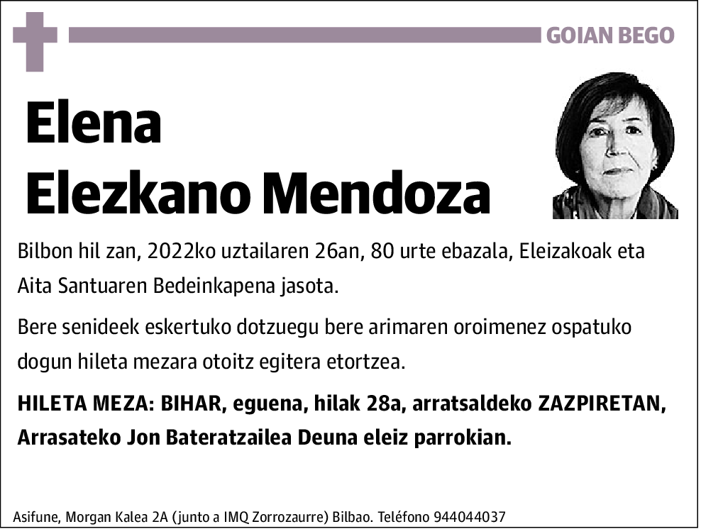 Elena Elezkano Mendoza