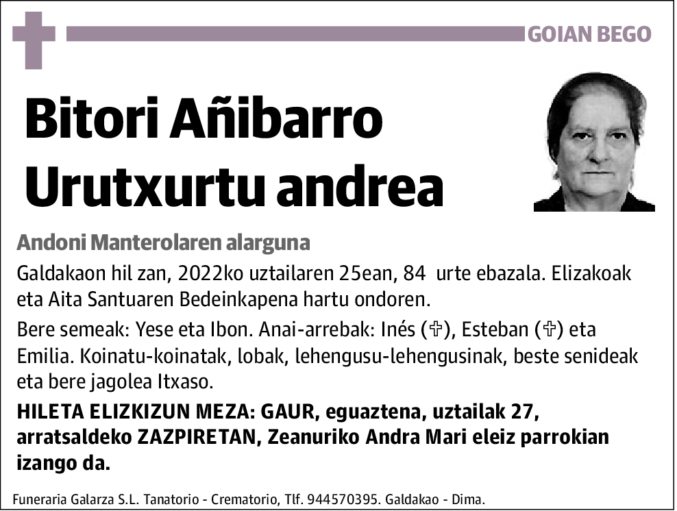 Añibarro Urutxurtu