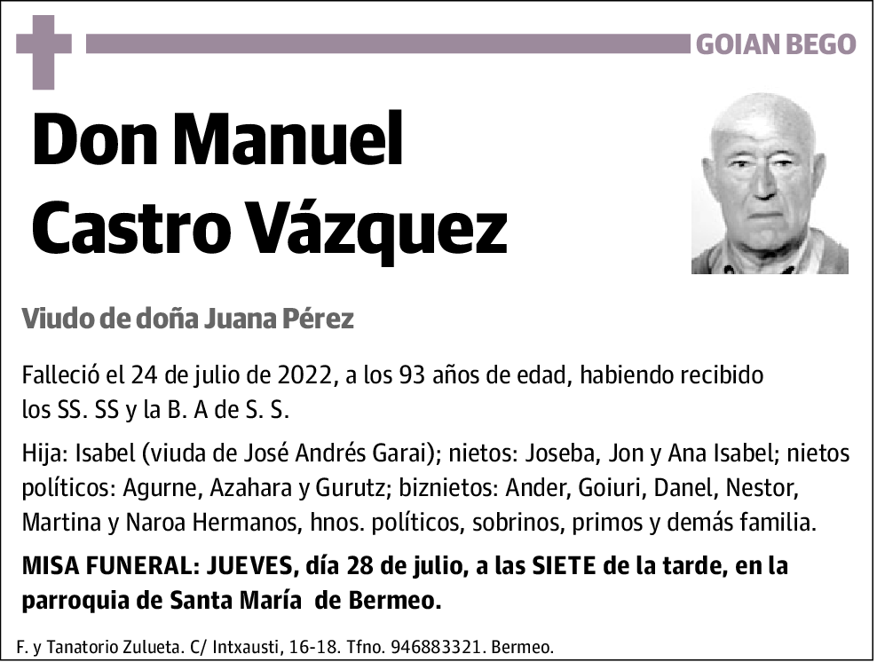 Manuel Castro Vázquez