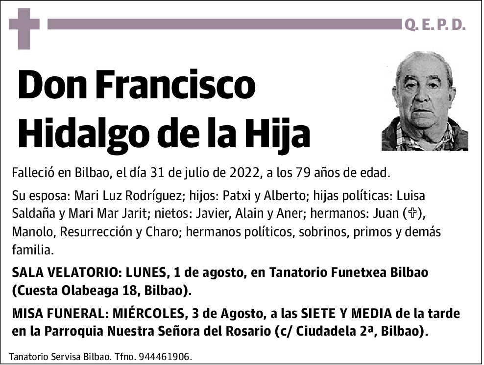Francisco Hidalgo de la Hija