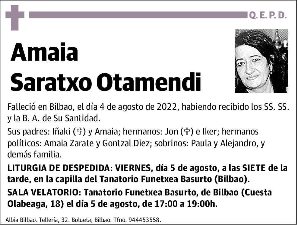 Amaia Saratxo Otamendi