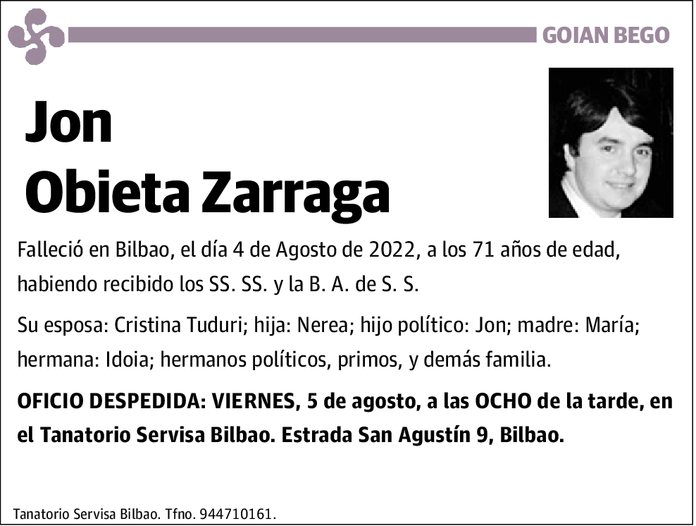 Jon Obieta Zarraga