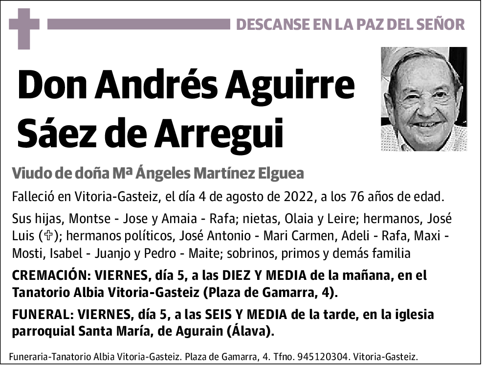 Andrés Aguirre Sáez de Arregui