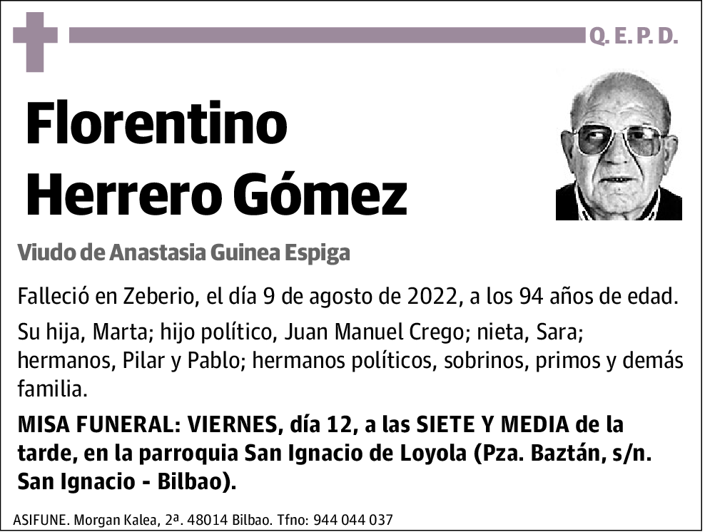 Florentino Herrero  Gómez