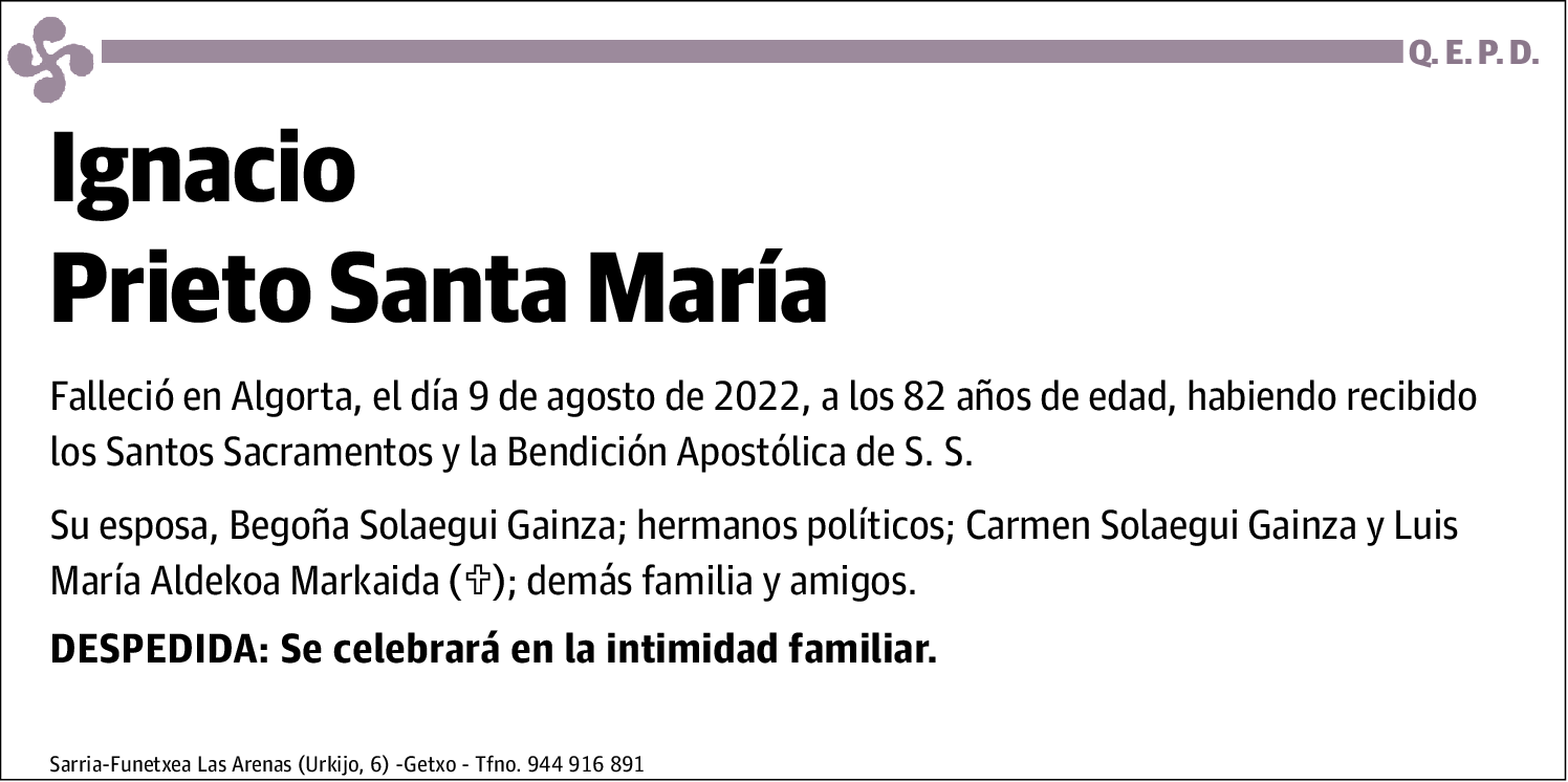 Ignacio Prieto Santa María