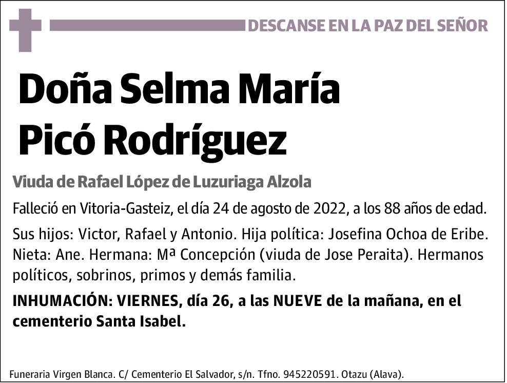 Selma María Picó Rodríguez