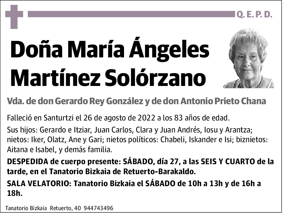 María Ángeles Martínez Solorzano