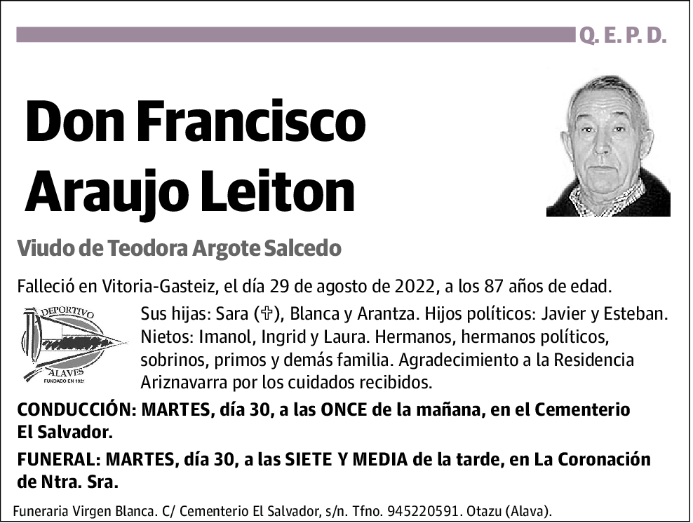 Francisco Araujo Leiton