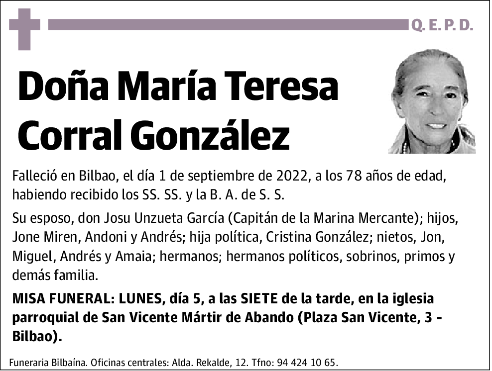 María Teresa Corral González