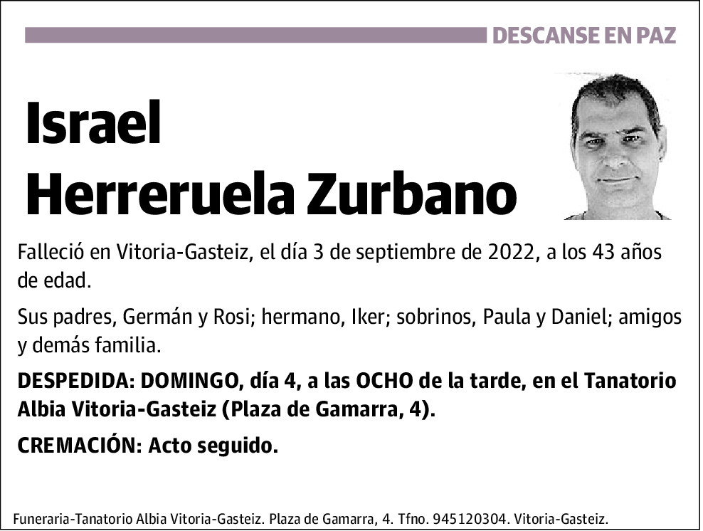 Israel Herreruela Zurbano