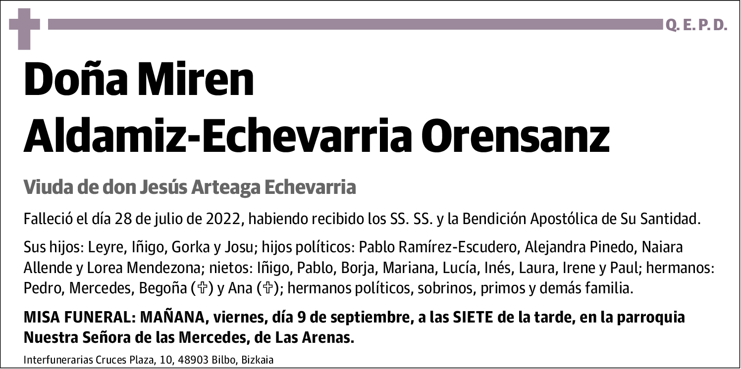 Miren Aldamiz-Echevarria Orensanz