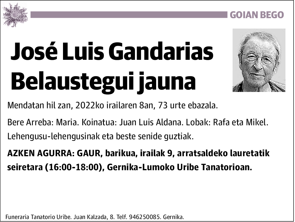 José Luis Gandarias Belaustegui