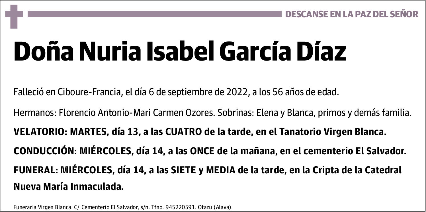 Nuria Isabel García Díaz