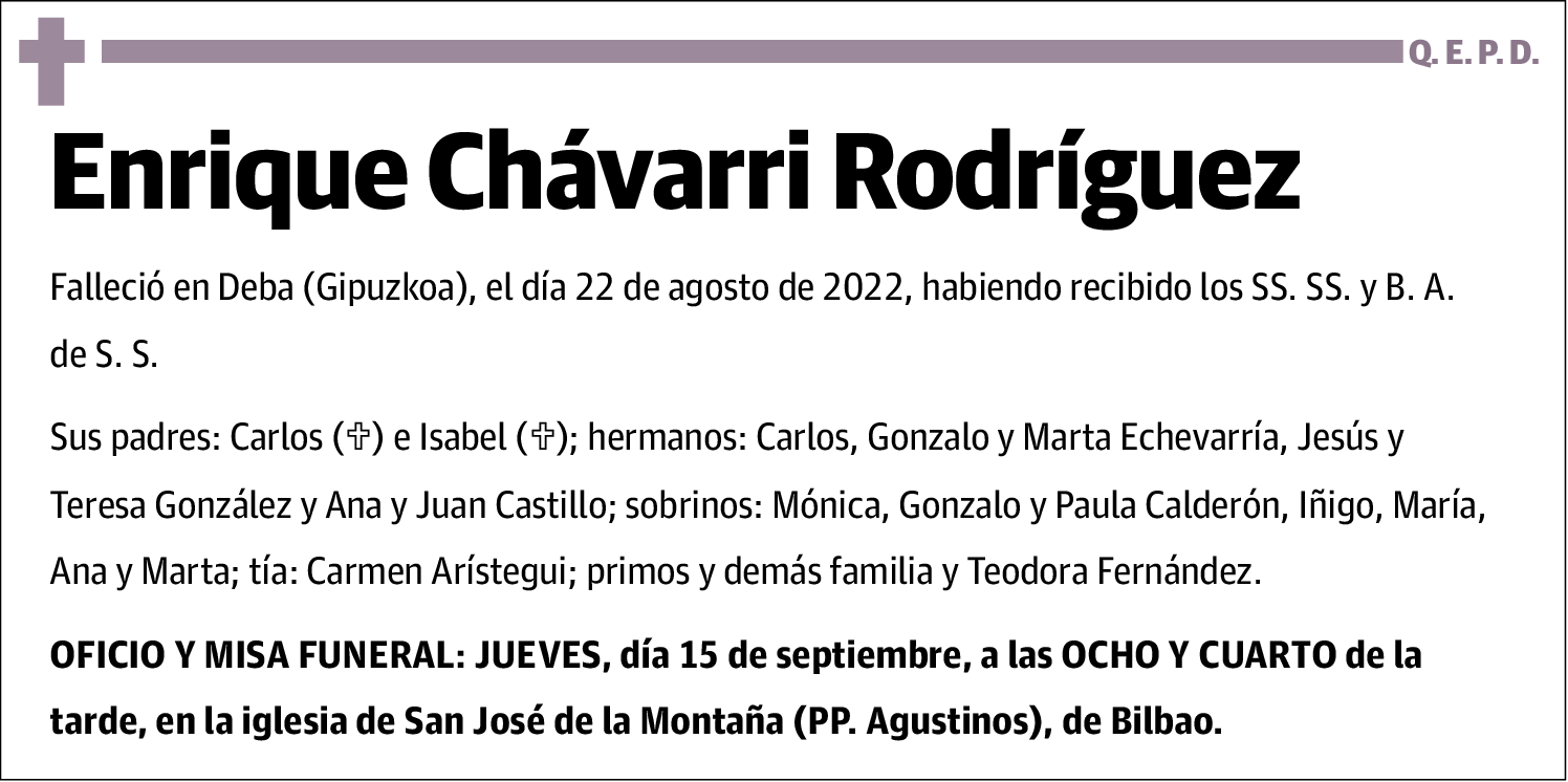 Enrique Chávarri Rodríguez