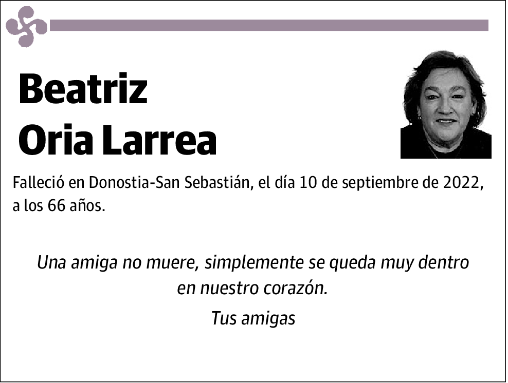 Beatriz Oria Larrea