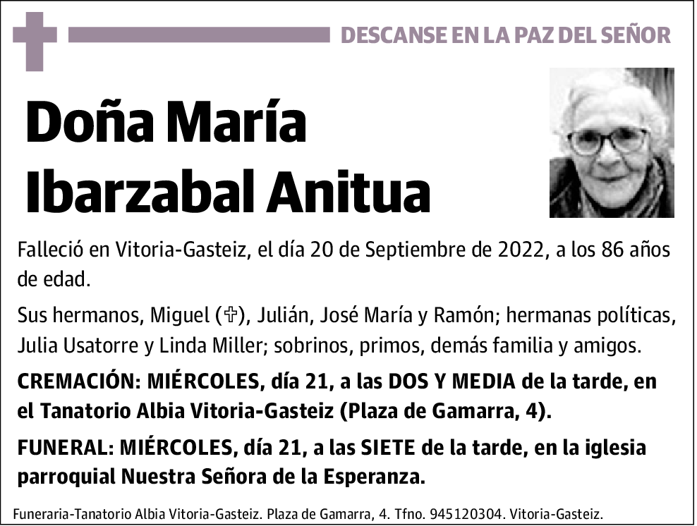 Maria Ibarzabal Anitua