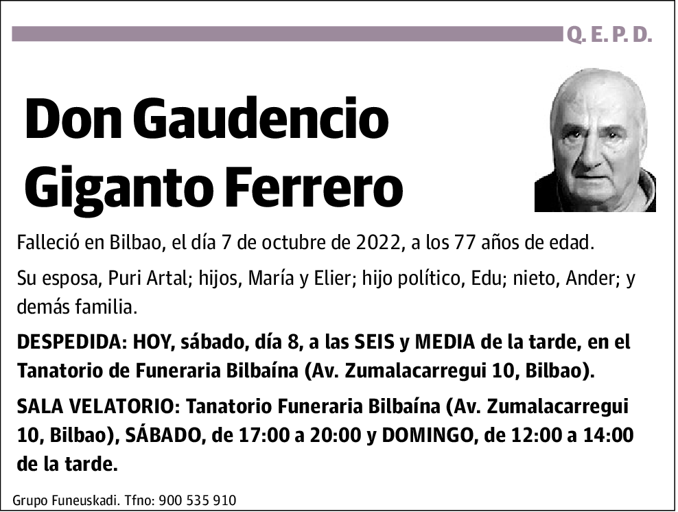 Gaudencio Giganto Ferrero