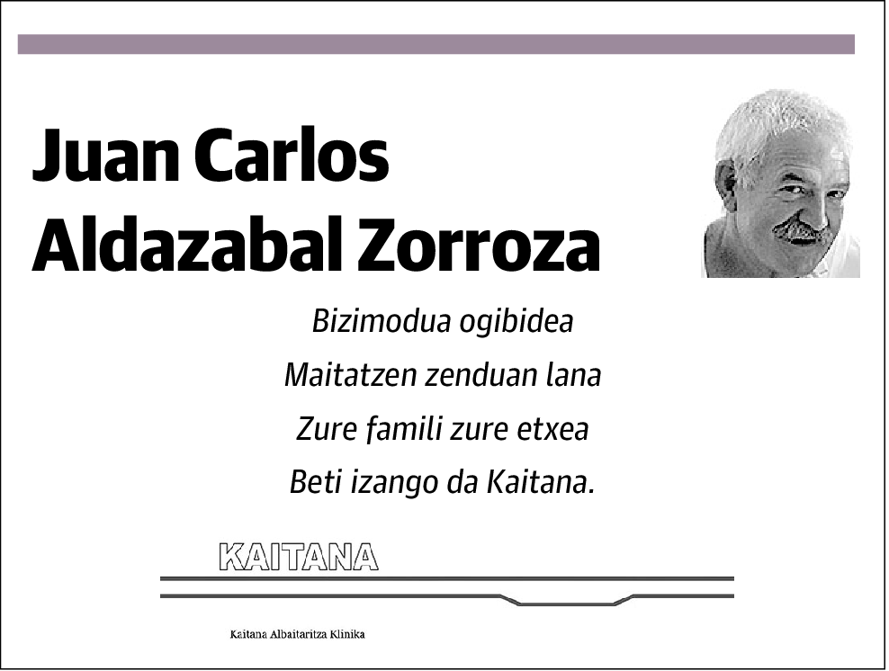 Juan Carlos Aldazabal Zorroza