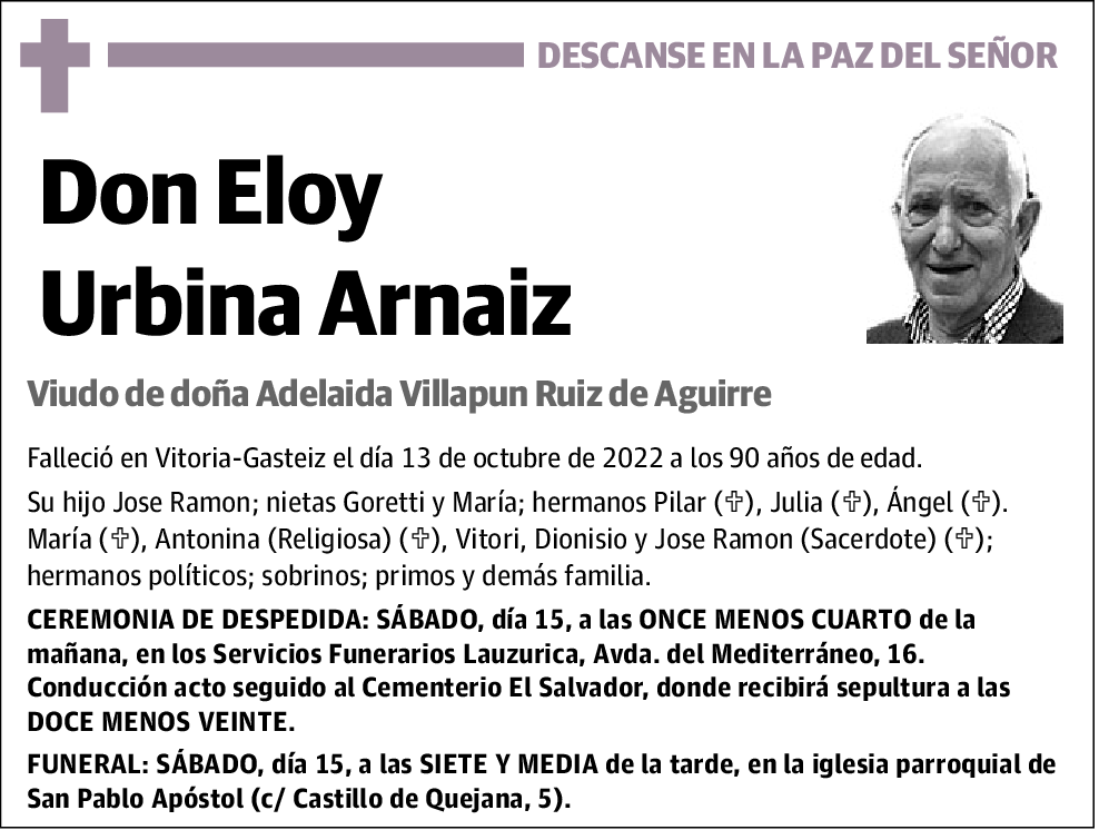 Eloy Urbina Arnaiz