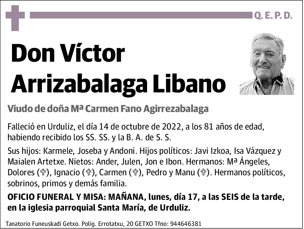 Víctor Arrizabalaga Libano