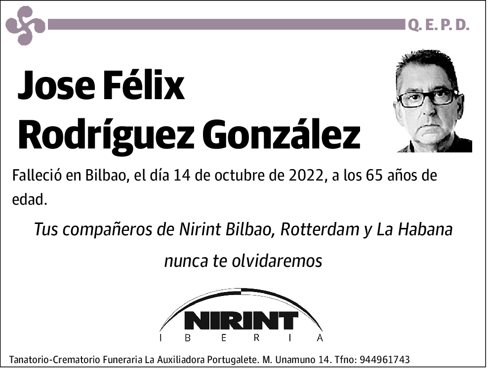 Jose Félix Rodríguez González