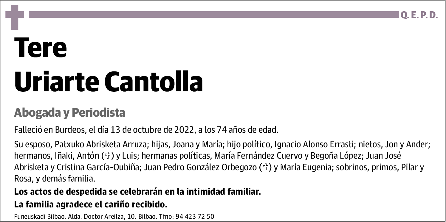 Tere Uriarte Cantolla