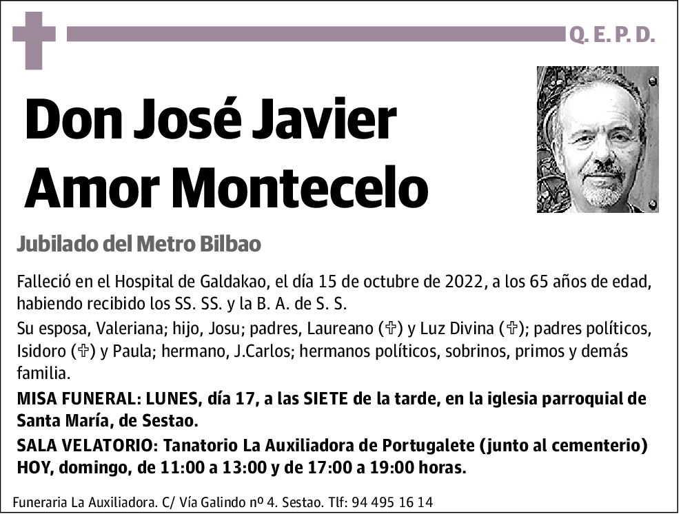 José Javier Amor Montecelo