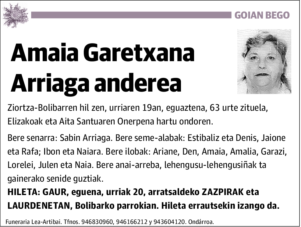 Amaia Garetxana Arriaga