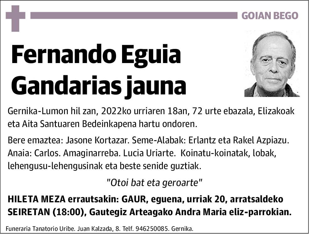 Fernando Eguia Gandarias