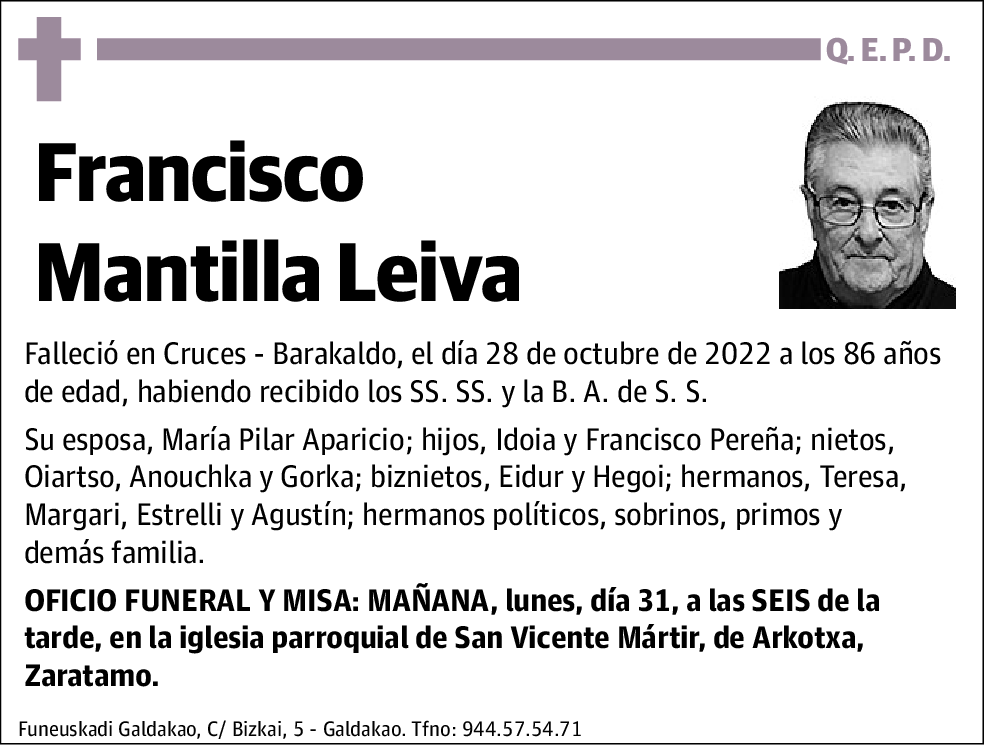 Francisco Mantilla Leiva