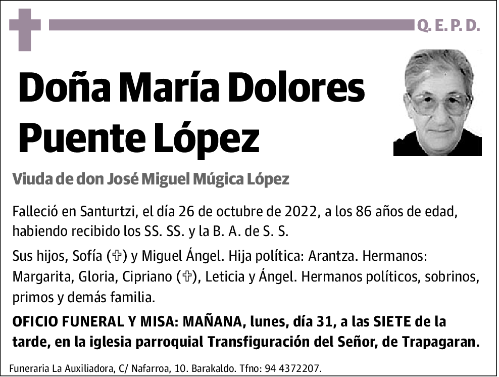 María Dolores Puente López