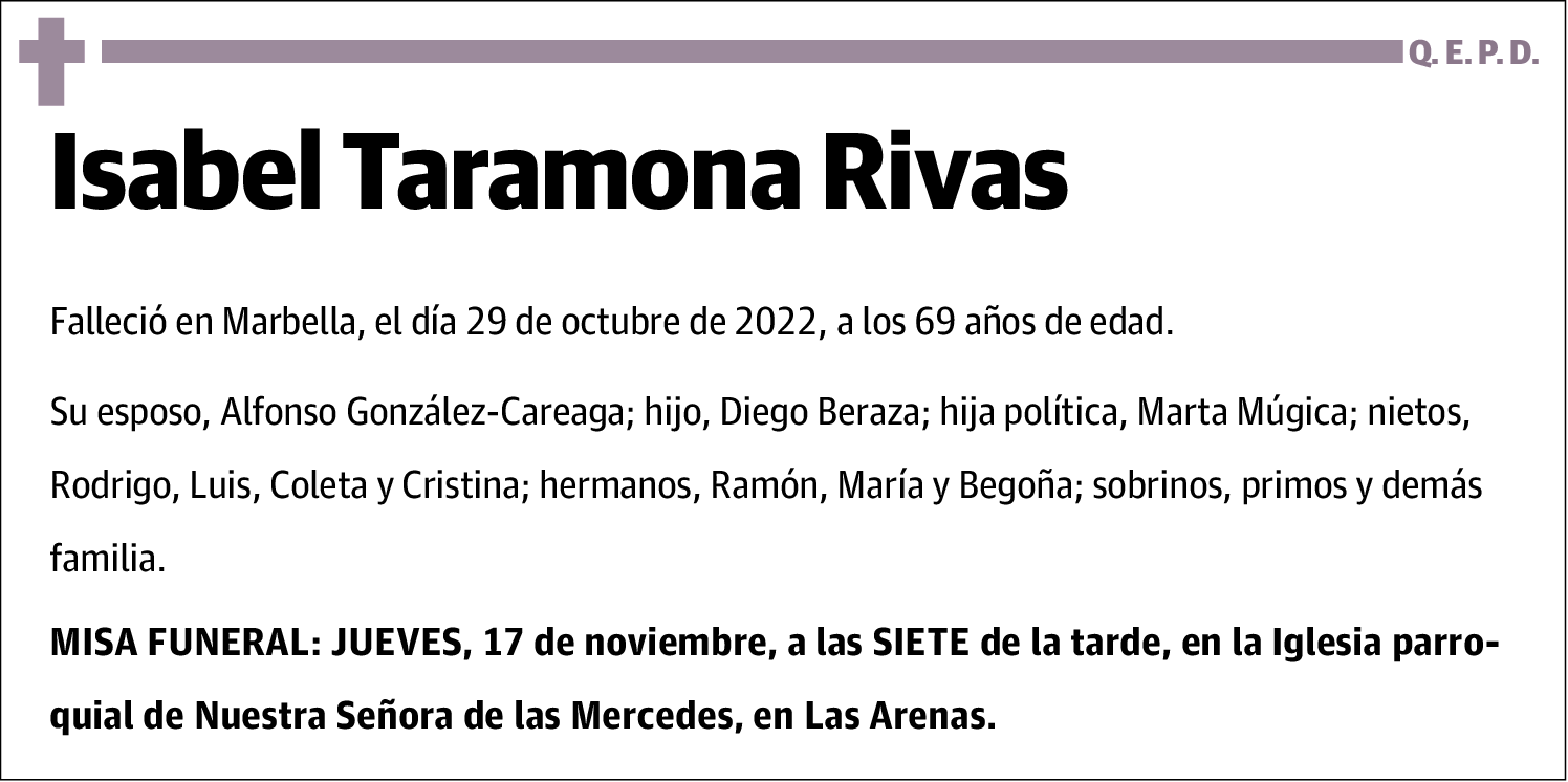Isabel Taramona Rivas