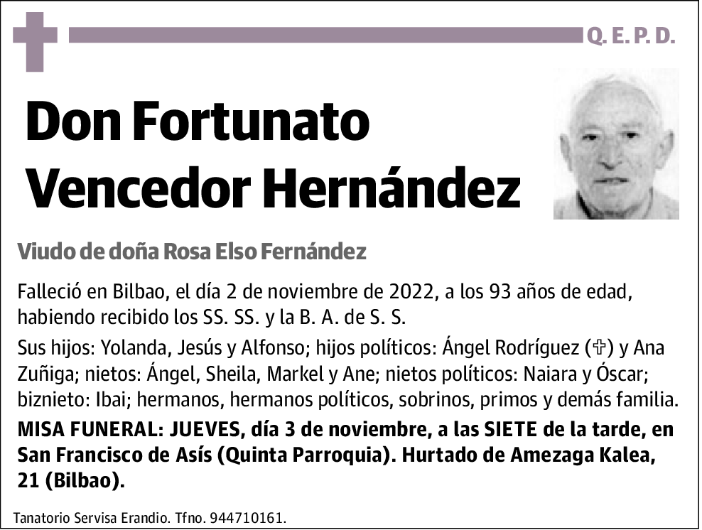Fortunato Vencedor Hernández