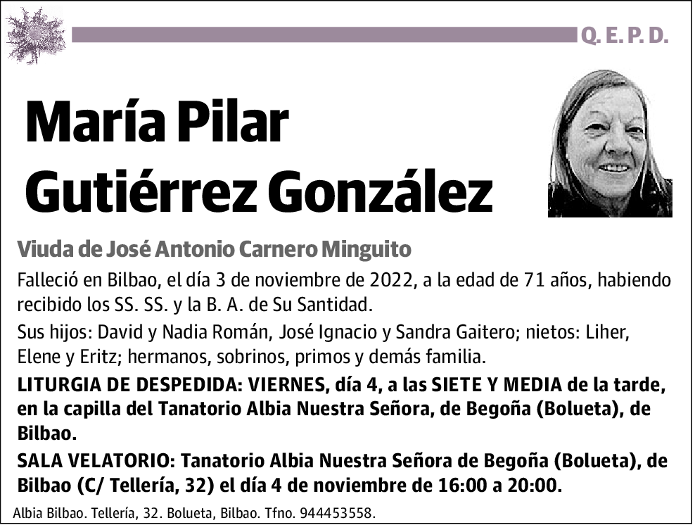 María Pilar Gutiérrez González