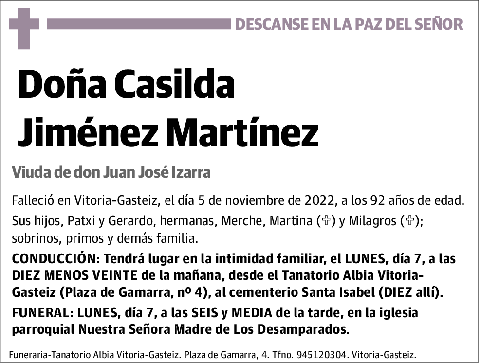 Casilda Jiménez Martínez