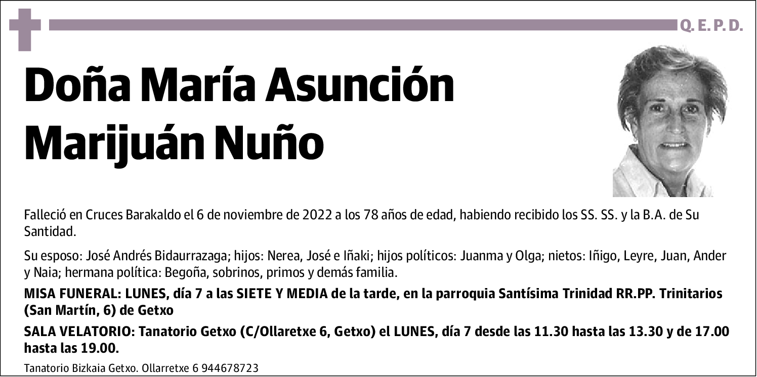 María Asunción Marijuán Nuño