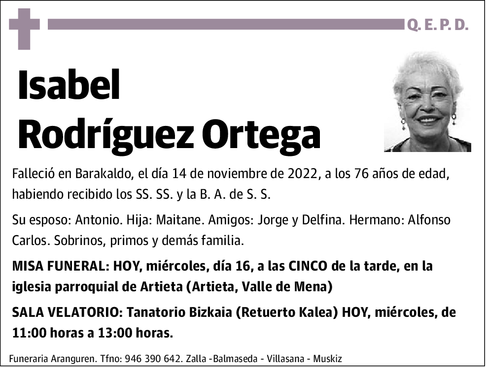 Isabel Rodríguez Ortega
