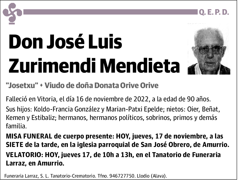 José Luis Zurimendi Mendieta